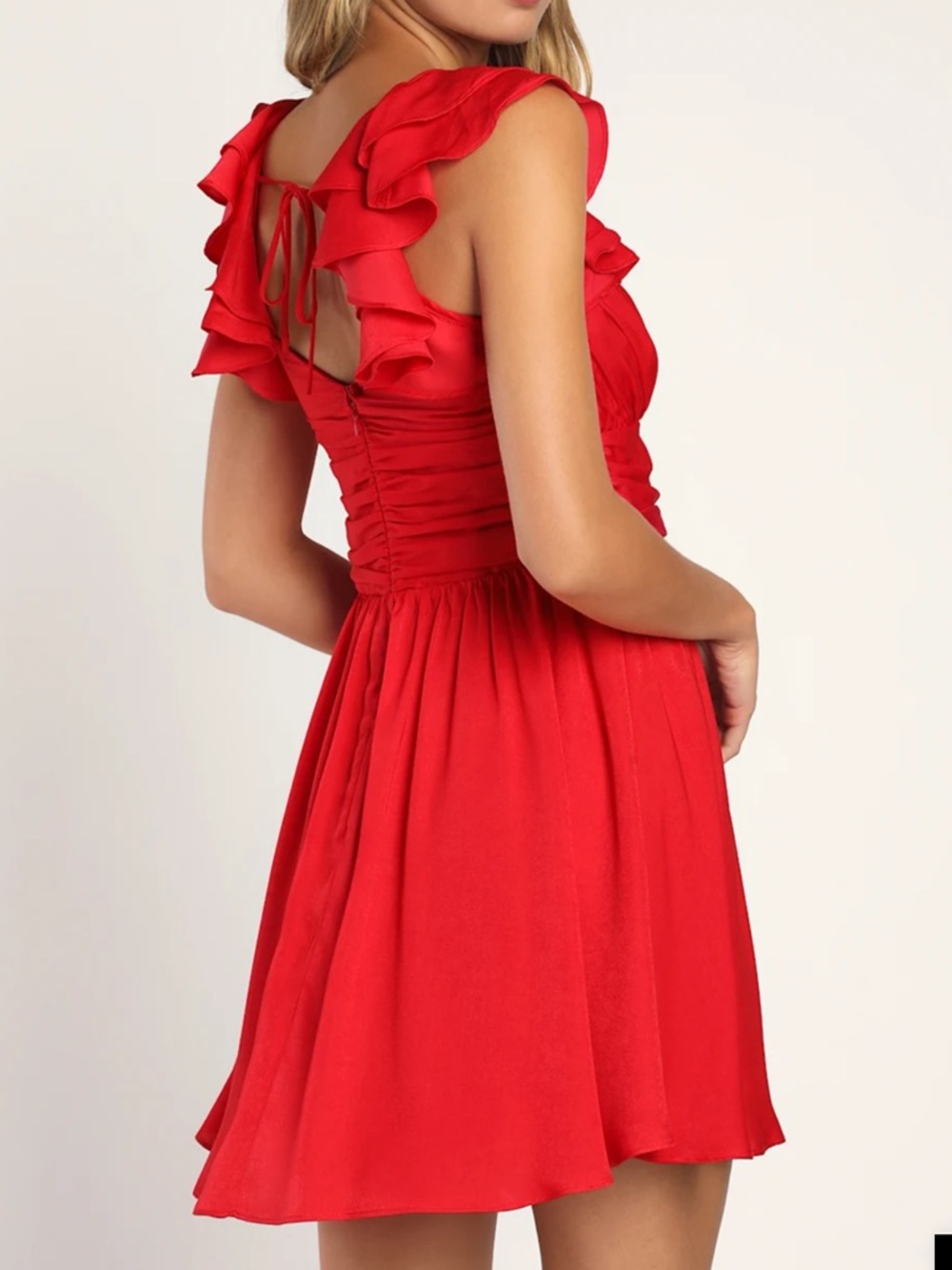 Lulu’s Daytime Darling Ruffled Mini Dress - Picture 2 of 8